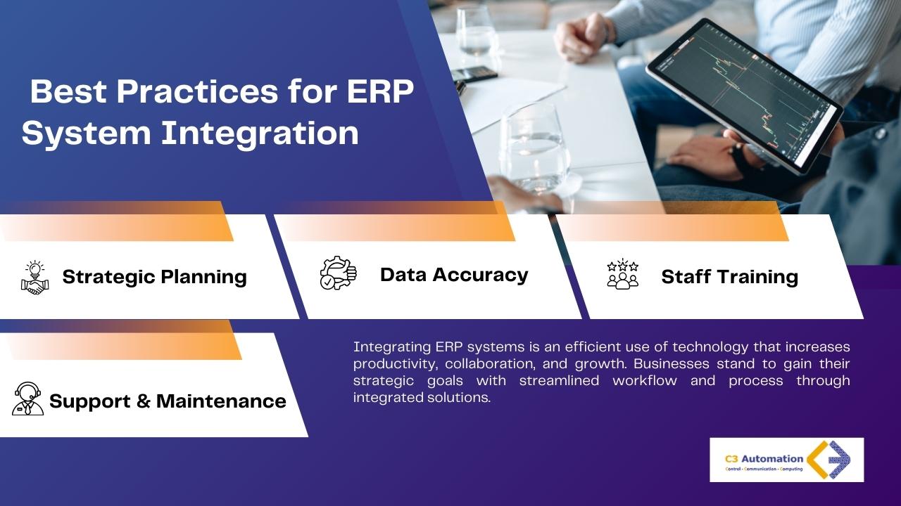 Best practices for ERP system integration