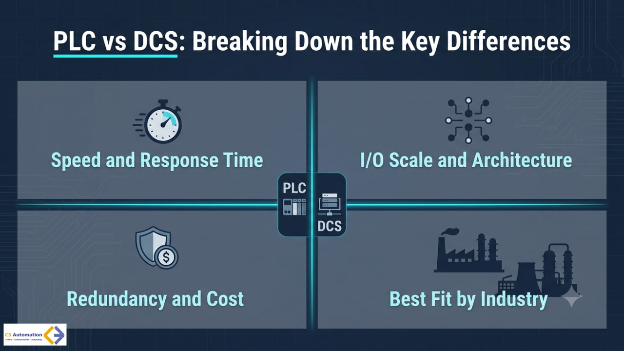 difference between PLC and DCS